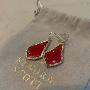 FLASH SALE: Red Kendra Scott Alex Earrings